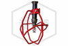 Heavy Duty Head Guard | Vertical Mount | Red | Installed Image | QRFS™