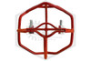 Heavy Duty Head Guard | Vertical Mount | Red | Clamps Image | QRFS™