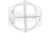 Heavy Duty Head Guard | Side Mount | White | Side Image | QRFS™