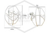 Heavy Duty Head Guard | Side Mount | White | Dimensions Image | QRFS™