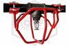 Heavy Duty Head Guard | Horizontal Mount | Red | Installed Image | QRFS™