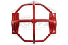 Heavy Duty Head Guard | Horizontal Mount | Red | Front Image | QRFS™