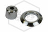 Adjustable Escutcheon | Cup with Skirt C | Chrome | 1/2 in. Sprinkler | Pieces
