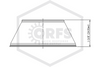 Retrofit Adjustable Escutcheon | Split Cup with Skirt A | Brass | 1/2 in. Sprinkler | Skirt Height