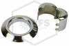 Retrofit Adjustable Escutcheon | Split Cup with Skirt C | Chrome | 1/2 in. Sprinkler | Pieces