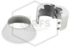 Retrofit Adjustable Escutcheon | Split Cup with Skirt A | White | 1/2 in. Sprinkler | Pieces