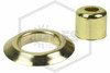 Adjustable Escutcheon | Cup with Skirt C | Brass | 3/4 in. Sprinkler | Pieces