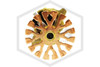 Tyco™ TY9226 ESFR Sprinkler | Pendent | 25.2K | Brass | 165F | QRFS™ | Deflector