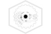 Viking™ VK1001 Upright Sprinkler | SR | 5.6K | Black | 155F | 23867MB/B | QRFS™ | Deflector