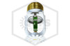 Viking™ VK1021 Pendent Sprinkler | SR | 5.6K | White | 200F | 23868ME/W | QRFS™ | Side