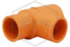 Spears FlameGuard™ CPVC Reducing Tee 1 in. x 3/4 in. x 3/4 in. Hero Image | QRFS™