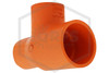 Spears FlameGuard™ CPVC Reducing Tee 1-1/4 in. x 1 in. x 1 in. Side Image | QRFS™