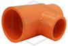 Spears FlameGuard™ CPVC Reducing Tee 1-1/2 in. x 1-1/4 in. x 1 in. Hero Image | QRFS™