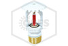 Victaulic® V2703 Upright Sprinkler | SR | 5.6K | White | 155F | S271ACS440 | Side
