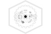 Victaulic™ V2704 Upright Sprinkler | White | 200F | QRFS™ | Deflector