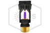 Victaulic™ V2709 Black Horizontal Sidewall 360F | S271CKS4B0 | Side | QRFS™