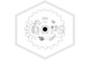 Victaulic™ V3402 Upright Sprinkler | Chrome | 135F | QRFS™ | Deflector