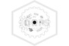 Victaulic™ V2703 Brass Upright 360F | S271AKS410 | Deflector