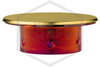 Tyco™ RFII Cover Plate | Brushed Brass | 165F | QRFS™ | Side