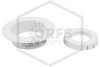 Tyco™ Style 30 Escutcheon | White Stainless | 3/4 in. Sprinkler | QRFS™ | Pieces