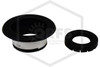 Tyco™ Style 40 Escutcheon | Black | 3/4 in. Sprinkler | QRFS™ | Pieces