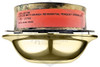 Viking™ Freedom Domed Cover Plate | Bright Brass | 135F | QRFS™ | Label