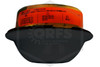 Viking™ Domed & Dry Pendent Cover Plate | Black | 135F | 3-1/8 in. OD | 12381MA/B | Label | QRFS™