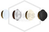 Viking™ Domed Sidewall Cover Plate | Black 135F | QRFS™ | Family