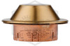 Reliable™ CCP Cover Plate | Bright Brass | 135F | 1/2 in. Adjustment | QRFS™ | Label
