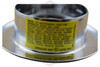 Reliable™ F2 Escutcheon | Chrome | 3/4 in. Sprinkler | QRFS™ | Label