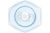 Viking™ E-1 Escutcheon | White Stainless | 1/2 in. Sprinkler | QRFS™ | Top