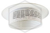 Viking™ E-2 Escutcheon | White Polyester | 3/4 in. Sprinkler | QRFS™ | Label 2