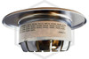 Viking® G-1 Escutcheon | Bright Brass | 1/2 in. Sprinkler | QRFS | Label 2 | Shown in Chrome finish