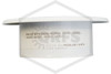 Viking™ NP-1 Escutcheon | White Stainless | 1/2 in. Sprinkler | QRFS™ | Label