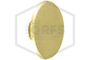 Viking™ Flat Sidewall Cover Plate | Bright Brass 135F | QRFS™ | Hero
