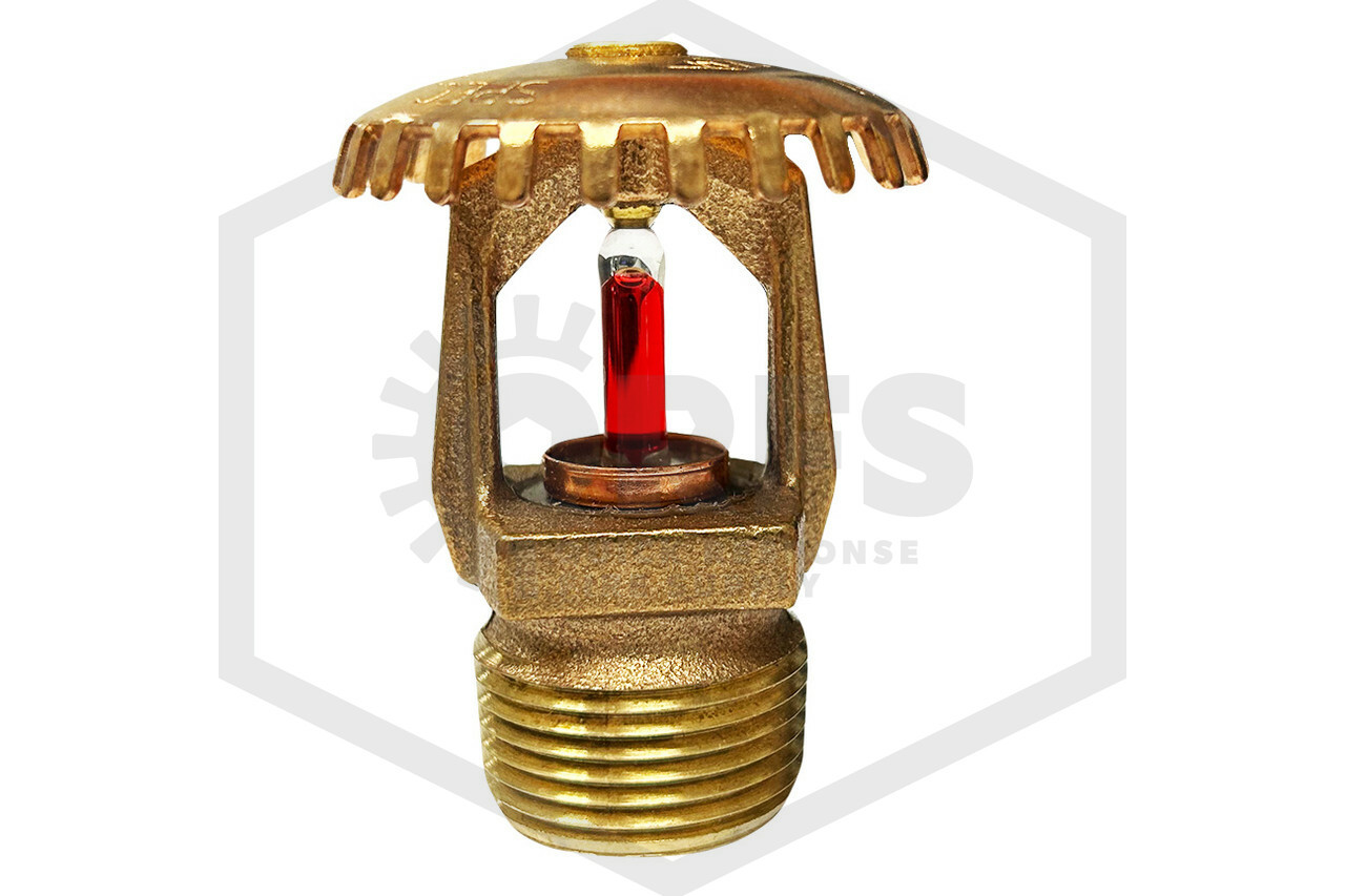 Viking, Fire Sprinkler Head, 1/2, Upright, Fusible Link, Brass, 12973 -  Century Fire Protection