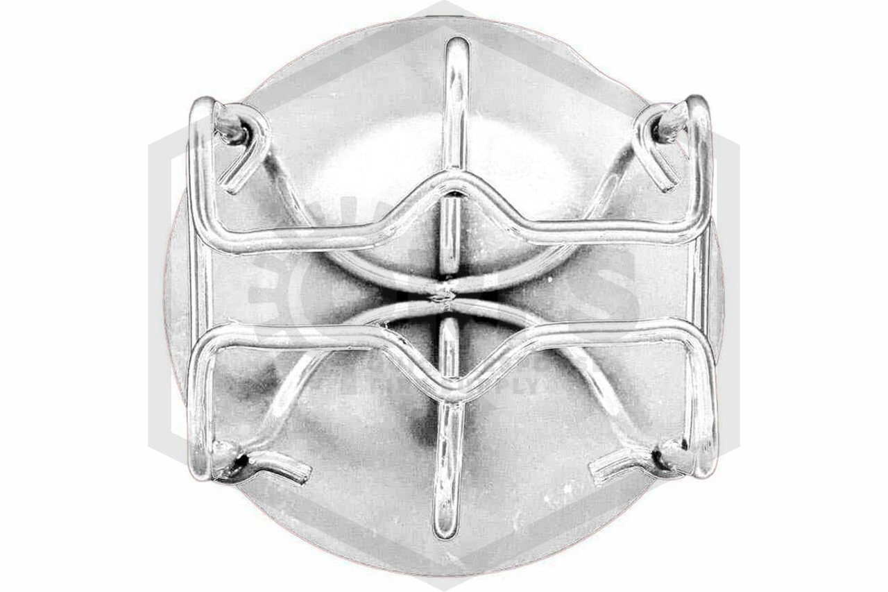 Gatuida Fire Sprinkler Head Guard Cover - Chrome, Drywall-Mounted, Wire Cage Protection