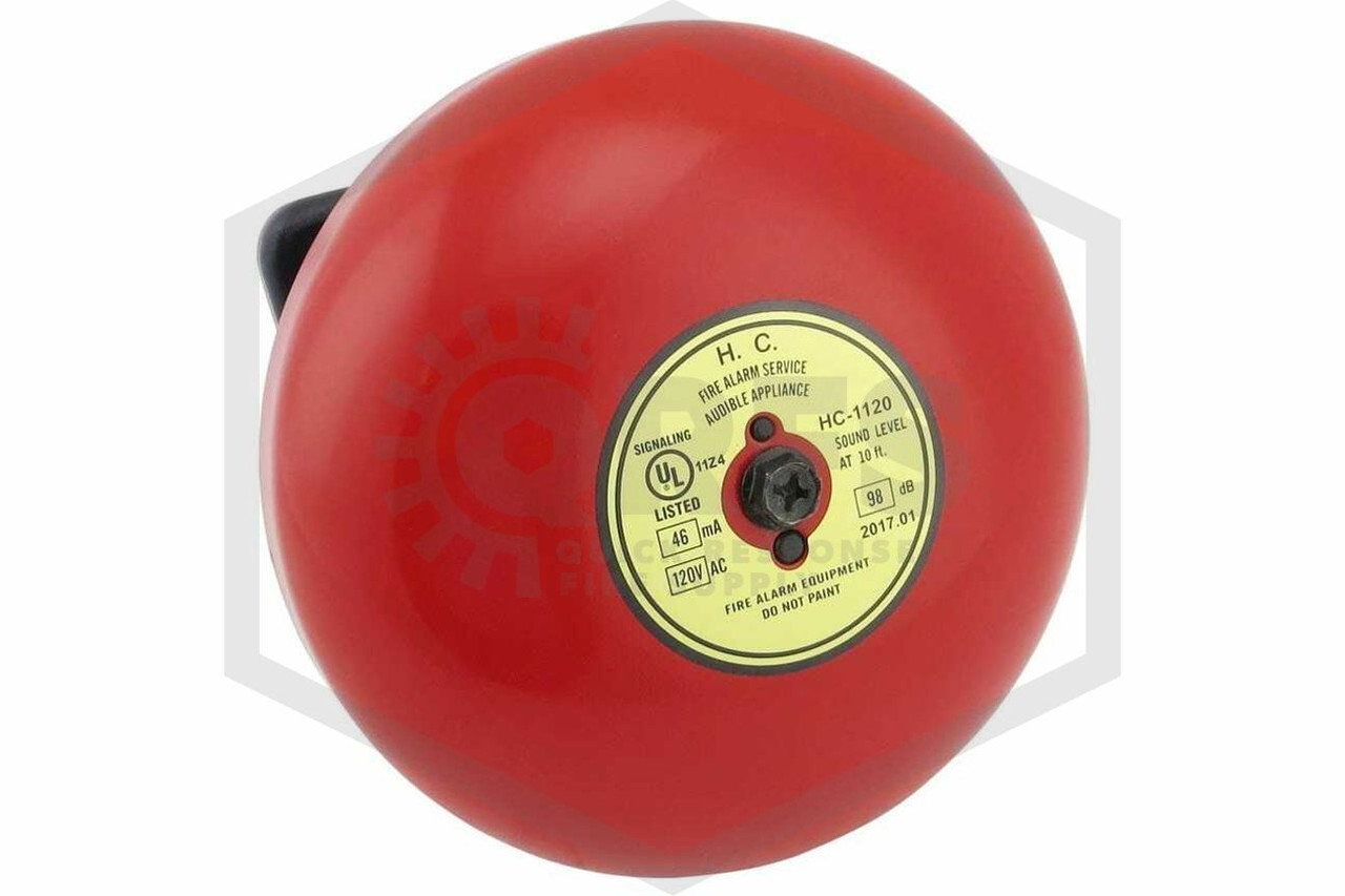 Fire Alarm Bell | 6 Inch | 120V AC | UL Listed!