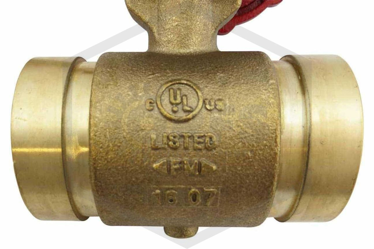 Powerball Valve with Tamper Switch | 2 in. | Grooved