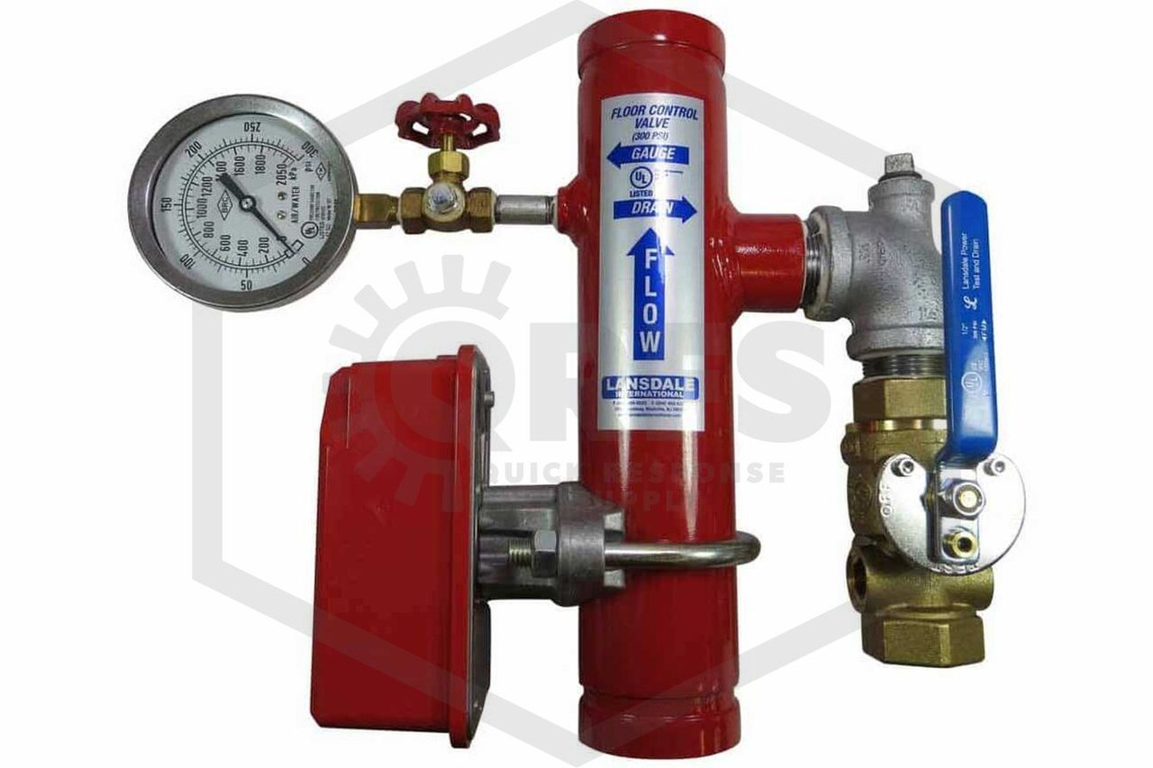 Commercial Riser | 6 in. | Grooved w/ Test & Drain