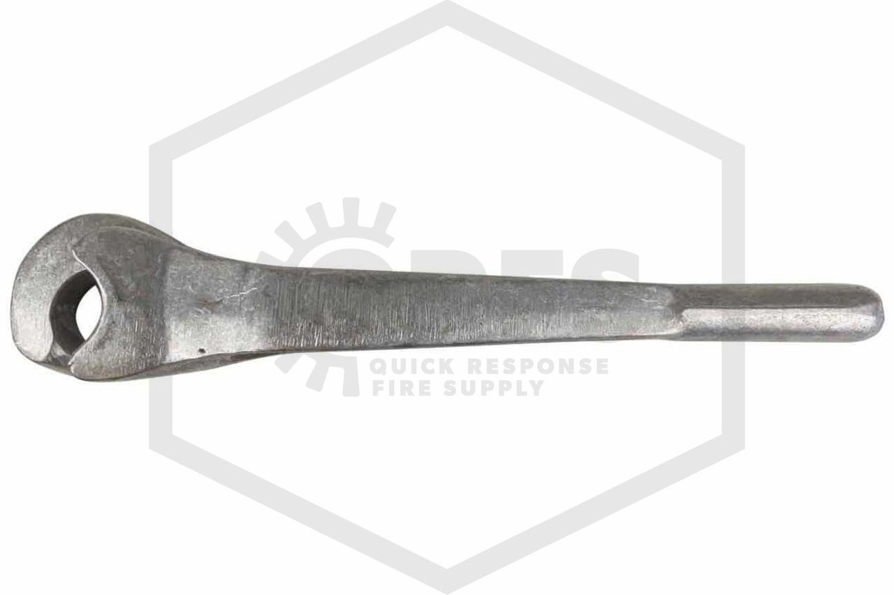 1-3/4 Inch Single Ended Valve Wheel Wrench - 17-5/8 Inch Cast Steel Tool For Fire Riser Valves
