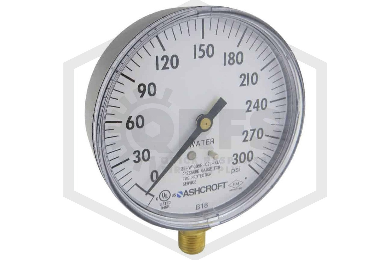 3-1/2 in. Water Pressure Gauge | Ashcroft 1005P XUL