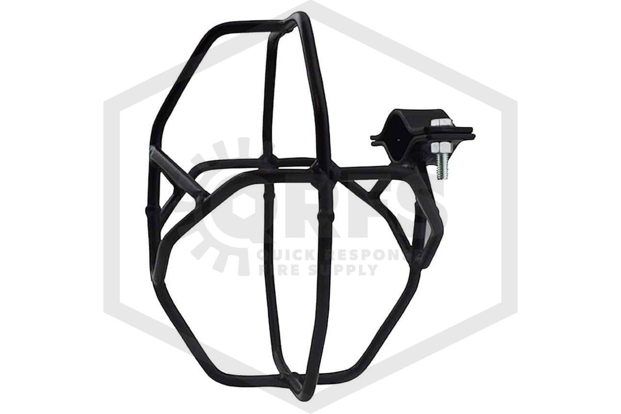 Heavy Duty Fire Sprinkler Head Guard Side Mount Black
