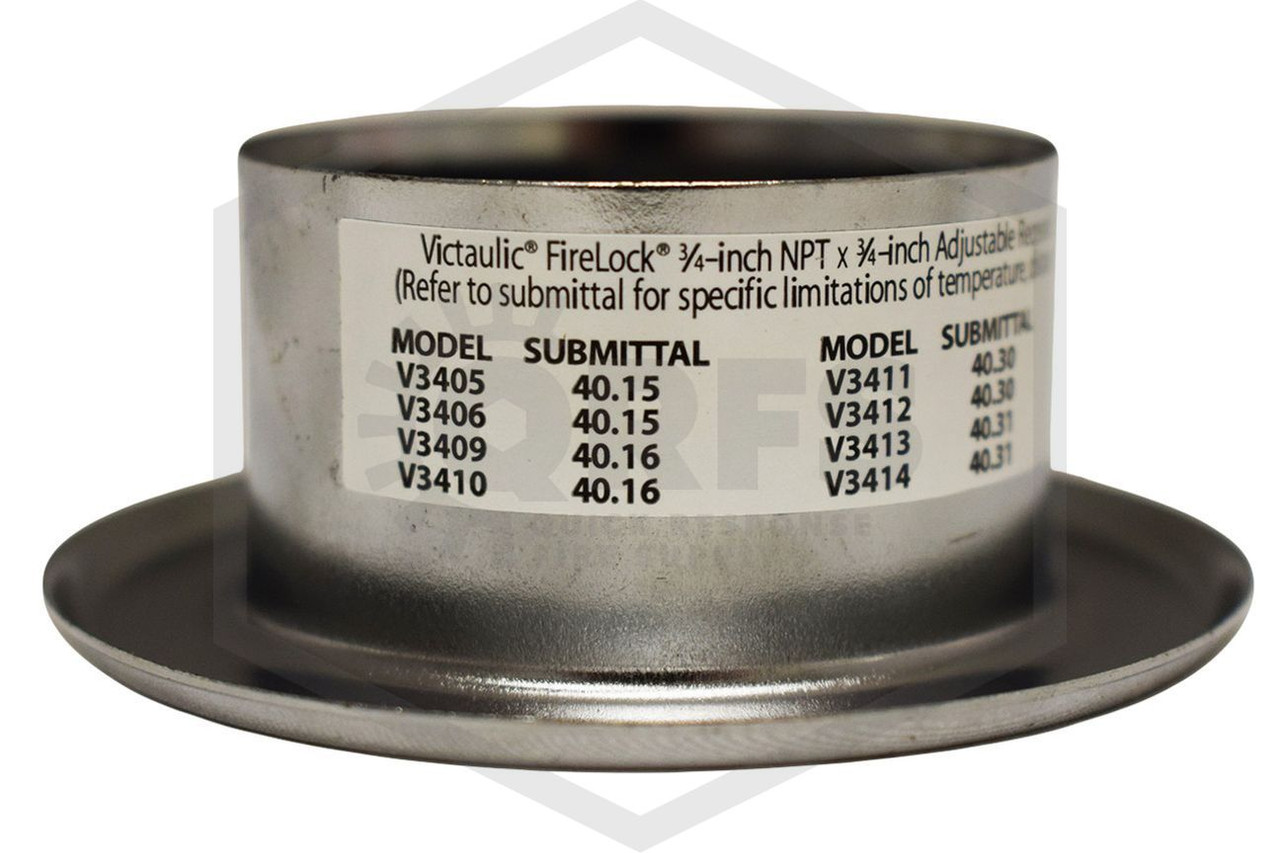 Recessed Escutcheon | Victaulic™ V34 | 3/4 in. | Chrome