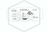 Viking® VK104 Sidewall Sprinkler | SR | 5.6K | Black | 360F | 12955MH/B | QRFS | Deflector