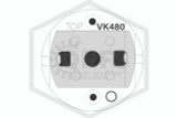 Viking® VK480 Concealed Sidewall Sprinkler | Residential | 4.0K | 205F | 16116AE | QRFS | Deflector