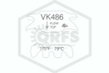 Viking® VK486 Sidewall Sprinkler | Residential | 4.0K | Brass | 175F | 17315AD | QRFS | Deflector