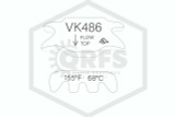 Viking® VK486 Sidewall Sprinkler | Residential | 4.0K | Chrome | 155F | 17315FB | QRFS | Deflector