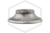 Pipe Wall Plate | Galvanized | 1-1/4 in. IPS | 1-5/8 in. Inner Diameter