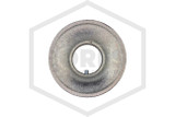 Pipe Wall Plate | Galvanized | 1-1/2 in. IPS | 2 in. Inner Diameter